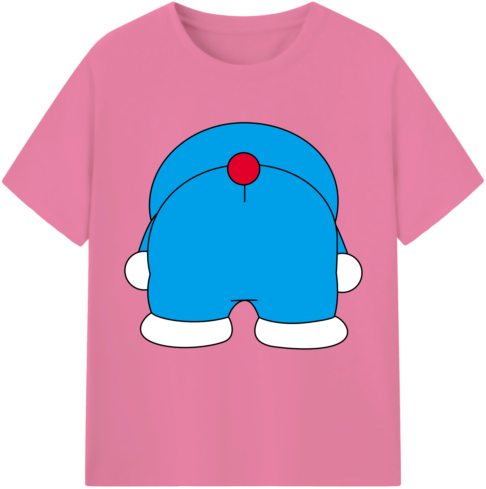 （画像用） ドラえもん Doraemon 綿100％半袖Tシャツ（フロントプリント）
